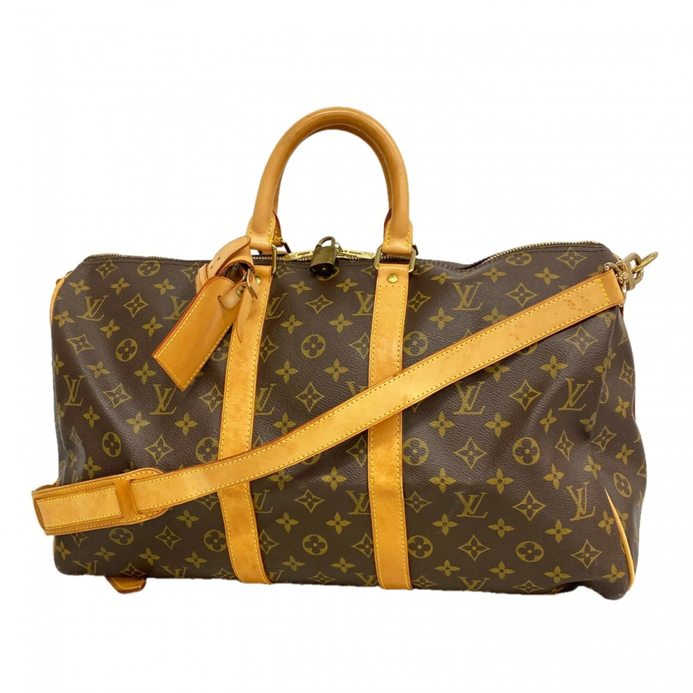 LOUIS VUITTON Brown Monogram Boston Bag - Picture 1 of 13